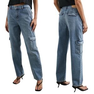 Rails Speedway Cargo Pant Relaxed Boyfriend Jeans Current Size 29 J3